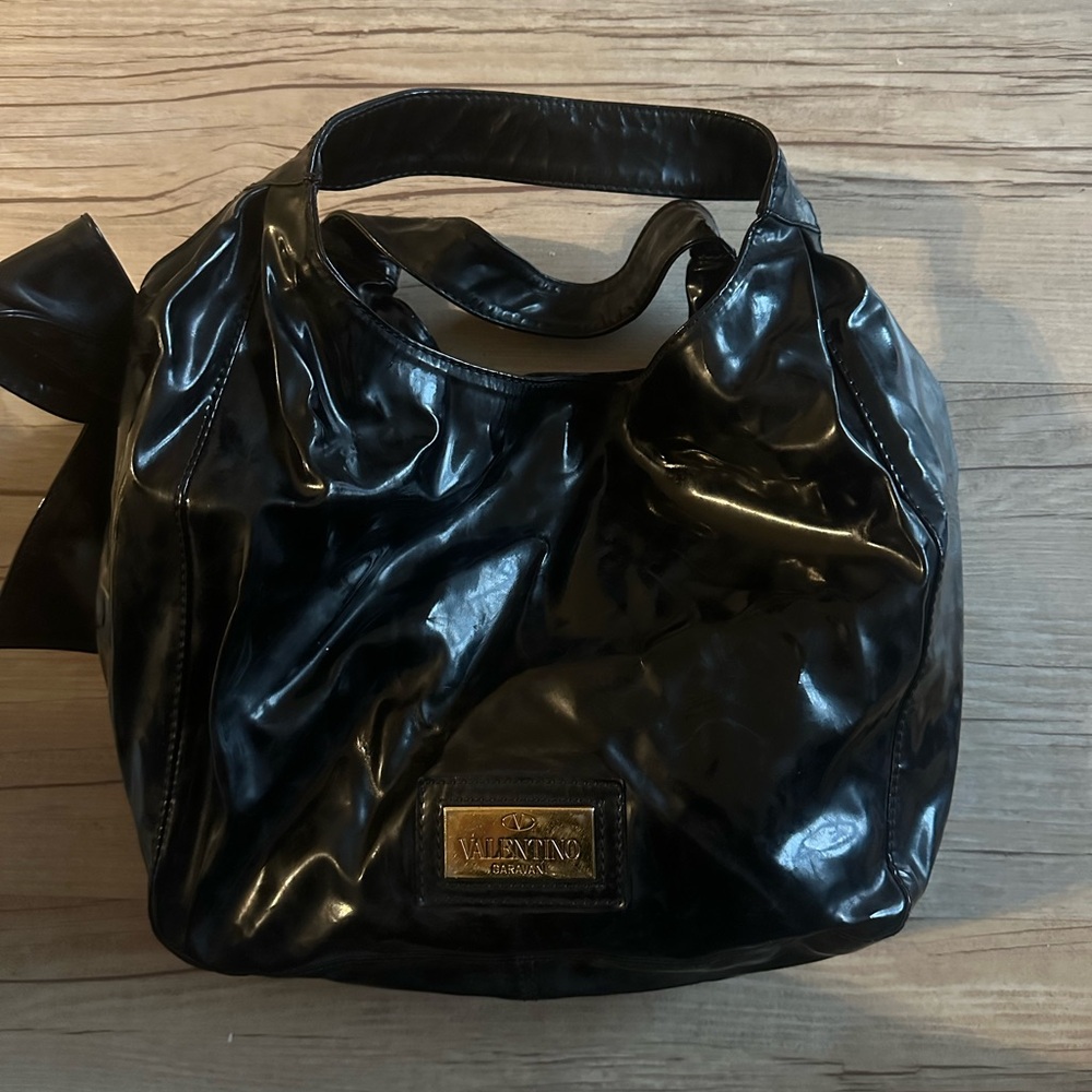 Y2k vintage Valentino Patent Leather Handbag